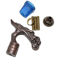 Nautical World Antique Style Solid Aluminum Dragon Head Handle Wooden Cane Walking Stick, Affordable Gift Decorative Walking Cane Fashion Statement for Men/Women/Seniors/Grandparents! Item