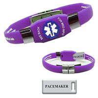 "Pacemaker" Elite Medical Alert ID Bracelet for Men and Women