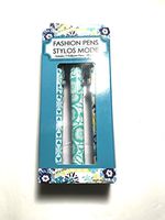Fashion Ball Point Black Ink Pens-Teal