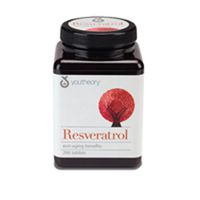 Resveratrol SuperFruits, 160 Tabs by Youtheory (Pack of 4)