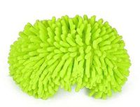 Microfiber House Floor Cleaning Mop Slippers Shoes Cover, One Pair (Green)