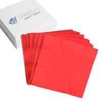 Sparkles Make It Special 50 pcs 2-Ply 5" inch Paper Napkins - Red - Cocktail Drink Party Wedding Reception