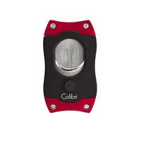 Colibri S-Cut Cigar Cutter - Black & Red