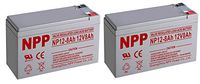 NPP NP12-8Ah Sealed Lead Acid 12Volt 8Ah Battery with F2 Style Terminals / （2pcs）