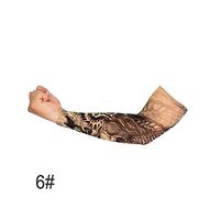 Niome Outdoor Driving Cycling Tattoo Sleeve for Men Women Mountain Climbing Camping Play Golf Oversleeve Nylon Stretchy Arm Stockings 6#