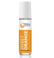 Sweet Orange Roll-On, Happy Essential Oil Blend, Uplifting Aromatherapy 10ml, from Halsa Essentials