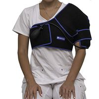 SimplyJnJ Cold Therapy Shoulder Wrap with Compression and Extra Ice Gel Pack - Essential Kit for Shoulder Pain and Shoulder Surgery Recovery (Large/X-Large)