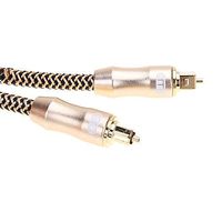 TechCode Digital Optical Audio Cable, 2m OD6.0 Toslink Cable Digital Optical Audio Cable Fiber Optic Cable for Home Theater TV DVD CD Players Sound Bar & More- 6.5 Feet [ Gold-Plated, Ultra-Durable]