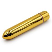 Powerful Waterproof Mini Bullet Shape Personal VibraNtion Women Toy Tool (Gold)