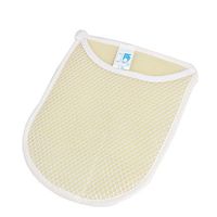 uxcell Faux Wool Shoes Cleaning Polishing Glove Leather Care Brush Off White