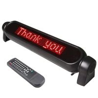 EVERGREAT 12V Led Car Sign Board Scrolling Message Display Board with Remote Controller (car Display)