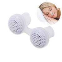 Anti Snore Nose Purifier, Upgrades Snore Stopper Nasal Dilator Air Purifier Sleeping Breath Aid Nose Clip for Women Men to Stop Snoring Noise, 2 Pack with Case (White)