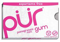 PUR Gum-Pomegranate & Mint 9 Pieces by PUR Gum