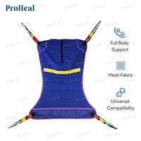 ProHeal Universal Full Body Mesh Lift Sling, Medium, 53"L x 40" - Polyester Slings for Patient Lifts - Compatible with Hoyer, Invacare, McKesson, Drive, Lumex, Medline, Joerns and More