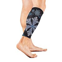 Calf Guard Sleeves Snowflakes Sports Calves Guards Sleeves for Running, Basketball, Baseball, Football