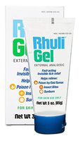 Rhuli Gel (Original Formula) Fast Acting Invisible Itch Relief Gel: Helps Relieve: Poison Ivy/Oaks, Insect Bites, and More. 3 Oz Tube