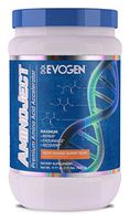 Evogen AminoJect | Vegan Fermented Plant Based BCAA, Glutamine, Citrulline Powder | Sour Orange Gummy Bear | 30 Servings