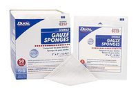 Dukal Gauze Sponge, 12-Ply, Sterile, 3" x 3", White (Pack of 2400)