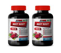 antioxidant Pills - Beet Root 1000MG - Best ANTIOXIDANTS - Vitamins and Minerals - Natural - Beet Root red Capsules - 2 Bottles (240 Capsules)