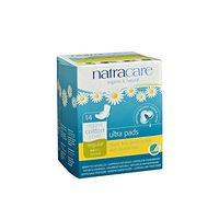 Natracare Natural Ultra Pads w/wings Regular w/organic cotton Cover - 14 Pack (Pack of 2)