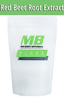 MaxbenefitSupplements 100% Pure Beetroot Powder - Helps Improve Muscle Efficiency & Cardiovascular Health - 500g