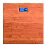 DPPAN Digital Body Weight Bathroom Scale, Wooden Automatically Shut Down Button Battery 3kg-180kg,Wooden