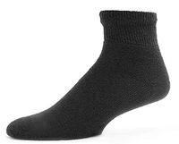 Physician's Choice Mens Navy Diabetic Qtr Socks Size 10-13.