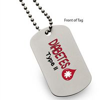 Diabetes Type II Dog Tag