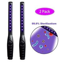 LEDERA UV Light Sanitizer, Portable UV Light Mini Sanitizer Disinfection Lamp Without Chemicals, for Home, Office, Travel Car (2 Packs)