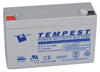 Tempest TR10-6 6V 10 Ah Sealed Lead Acid Rechargeable Battery