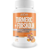 Turmeric Plus Forskolin - Turmeric Curcumin 95% with Bioperine Black Pepper Extract for Maximum Absorption. Anti-Oxidant and Anti-Inflamatory for Joint Pain Relief and Weight Support.
