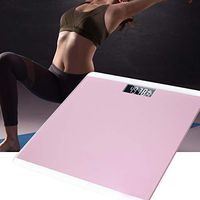 Qinlorgo LCD Electric Digital Body Weight Scale(Rose Gold)