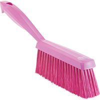 Vikan 45871 Bench Brush, Polypropylene, Polyester Soft Bristle, 14", Pink