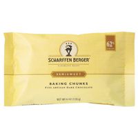 SCHARFEEN BERGER Baking Chocolate Chunks, Semisweet, 6 Ounce (Pack of 5)