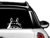 A&B Traders Totoro Head 5.7" Sticker - Cute and Funny Totoro Decal for Car/Van, Truck, Windows, Bike, MacBook, Laptop Vinyl Decal Sticker White