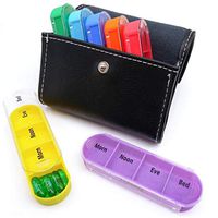Baorin Mini Portable Bag Storage 28 Grids Pill Box Travel Pill Storage Box Pill Dispensers & Reminders