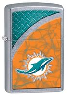 Latest 2016 Style Personalized Zippo Lighter NFL - Free Laser Engraving … (Miami Dolphins)