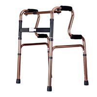 Walkers SXD Folding Elderly Equipment Aluminum Alloy 4 Legs Adjustable Support Suitable for People with Heights in The Range of 140-205cm