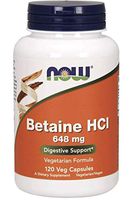 NOW Foods, BETAINE HCL 10GR 120 CAPS ( Multi-Pack)