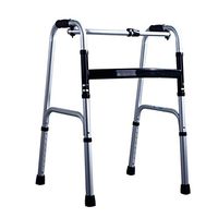 Jonigo Auxiliary Walker Elderly Lightweight Walker Aluminum Compound Crutches Patient Walker Four-Legged Walking Stick (Color : Auxiliary Walker)