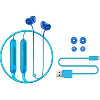 TCL SOCL300BT Wireless Bluetooth in-Ear Earbud Headphones with Noise Isolation and Extra-Long 17hr Playback Battery, Built-in Mic - Ocean Blue