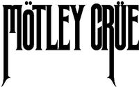 Motley Crue 6" Logo Decal Sticker for Cars Laptops Tablets Skateboard Window - BLACK
