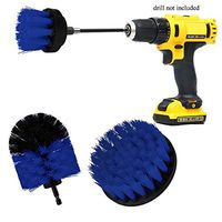 VacFit Drillbrush Cleaning Sponge Drill Attachments for Bathroom Surfaces Tub, Shower, Tile and Grout 4 Pieces