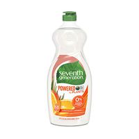 Seventh Generation Dish Liquid Soap, Clementine Zest & Lemongrass Scent, 25 Fl. Oz (Pack of 1) (Packaging May Vary)