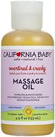 California Baby Overtired and Cranky Massage Oil | 100% Plant Based | Cold Pressed Vegan Oils for Arms, Legs, Back, and Body, Gentle on Sensitive Skin | Baby or Adult Use | (4.5 Ounces)