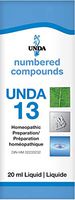 UNDA - UNDA 13 Numbered Compounds - Homeopathic Preparation - 0.7 fl. oz.