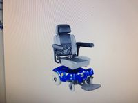 CTM HS-1000 Compact Rear-Wheel Drive Power Chair BLUE
