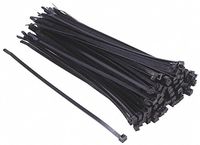 Thomas & Betts 7.5 Inch Self Locking Cable Zip Ties | 50lbs Tensile Strength - Extra Durable | Weatherproof/UV Resistant | Wire / Cord Management Telecom Computer Speaker Audio