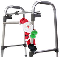 Plush Santa Attachable Accessory for Walker, Rollator, Cane, and other Assistive Devices