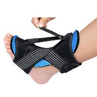 PHASFBJ Blue Night Splint for Plantar Fascitis, Multi Adjustable Ankle Brace Foot Drop Orthotic Brace for Plantar Fasciitis Arch Foot Pain Achilles Tendonitis Support for Women Men,Blue
